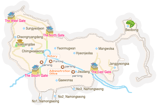 Plan de Namhansanseong