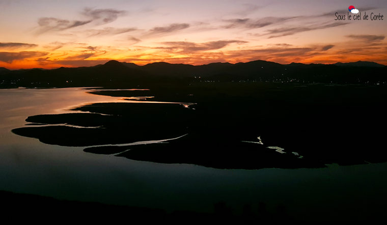 coucher de soleil baie de suncheon