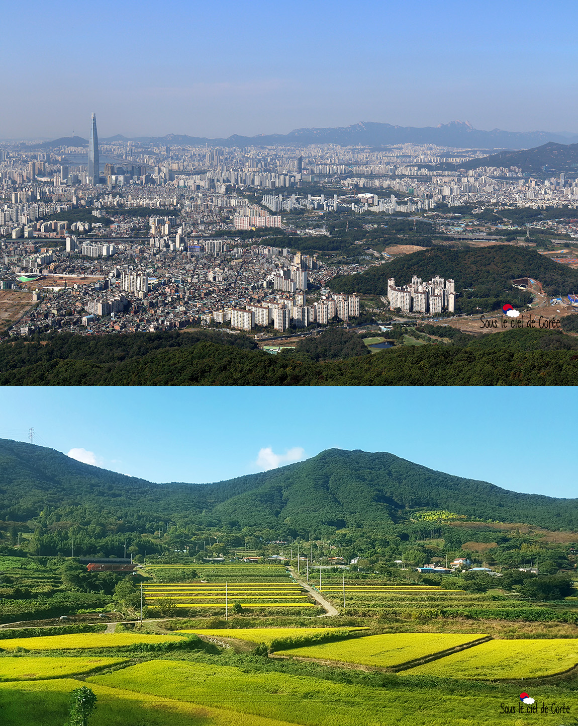 Corée du Sud ville ou campagne