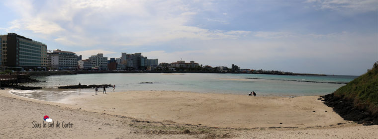 panorama plage hamdeok beach