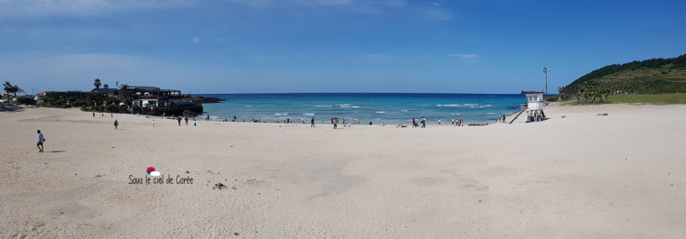 panorama plage hamdeok beach