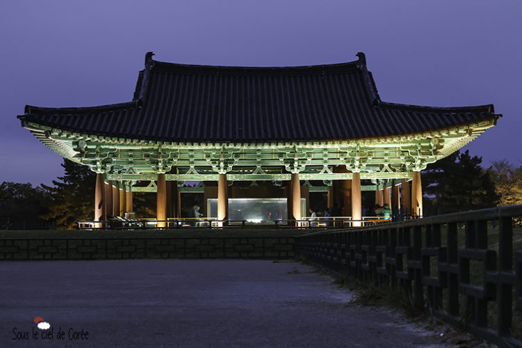 pavillon coréen du palais Donggung Wolji etang Anapji