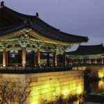 pavillons coréens du palais Donggung Wolji etang Anapji
