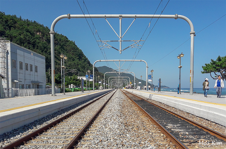 Gare de Jeongdongjin à Gangneung