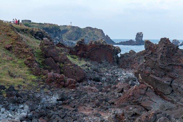 Seopjikoji île de Jeju pierres volcaniques