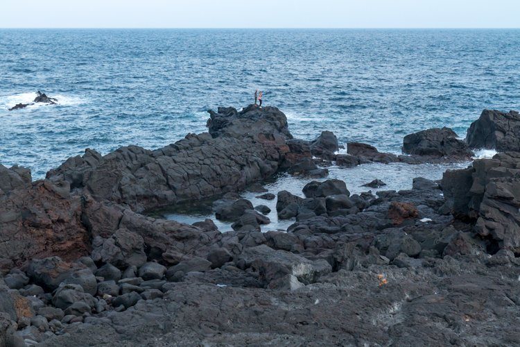 Seopjikoji île de Jeju pierres volcaniques