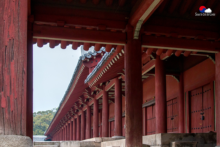 Jeongjeon, sanctuaire de Jongmyo à Séoul