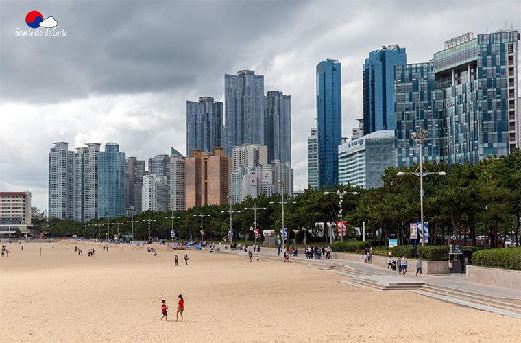 Plage de Haeundae à Busan