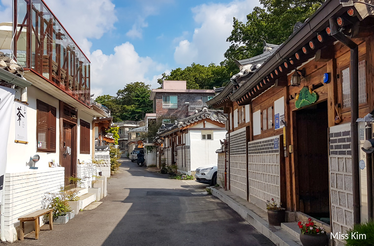 Hanok du quartier de Wonseo-dong à Bukchon-Séoul