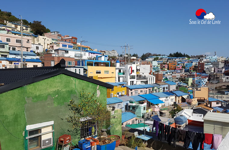 Le quartier coloré de Gamcheon à Busan