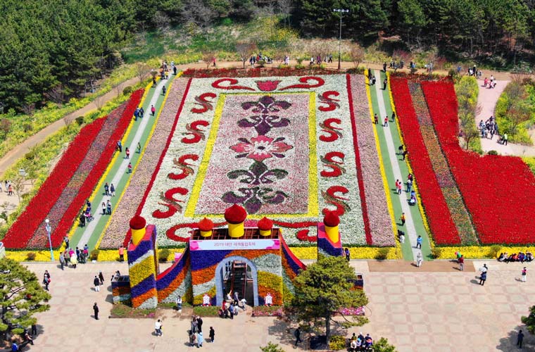 Festival des tulipes de Taean en Corée du Sud