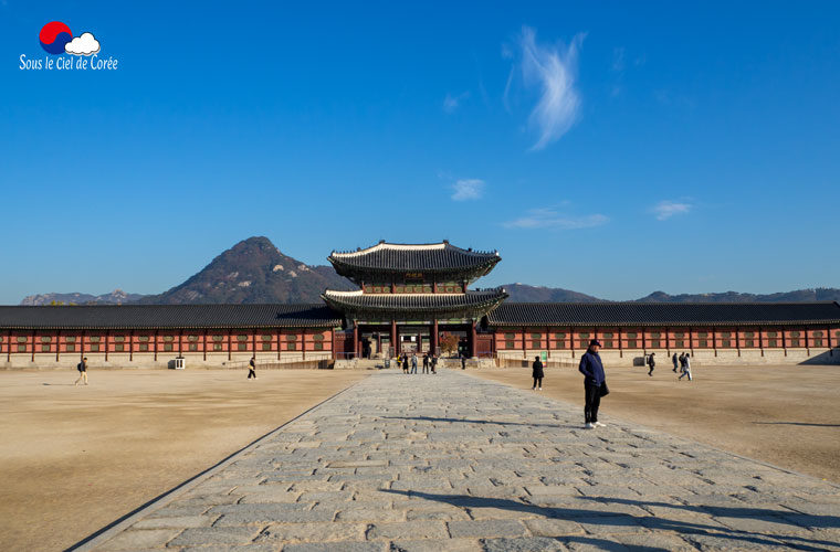 Le palais Gyeongbokgung à Séoul