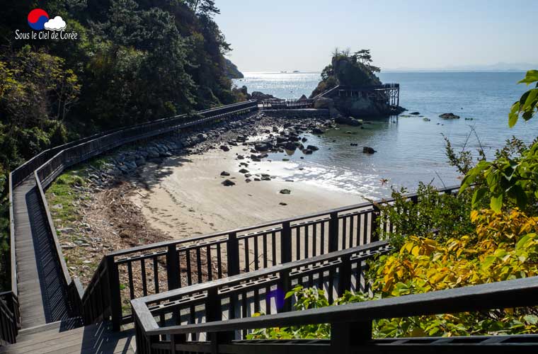 Morundae, plage de Dadaepo à Busan