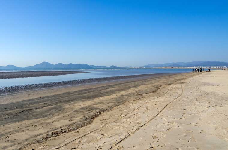 Plage de Dadaepo à Busan