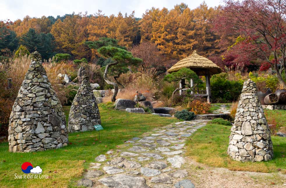 La route du repos, Jardin du Matin calme en Corée du Sud