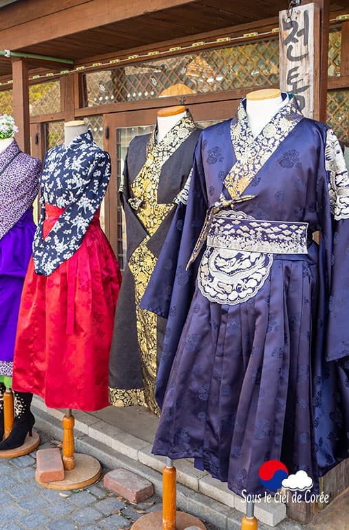 vêtements traditionnels coréens hanbok