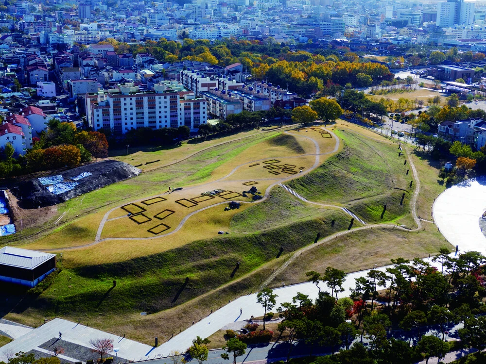 Site de tumuli de Daeseong-dong en 2018